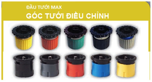 ĐẦU/MIỆNG TƯỚI ĐIỀU CHỈNH GÓC 360