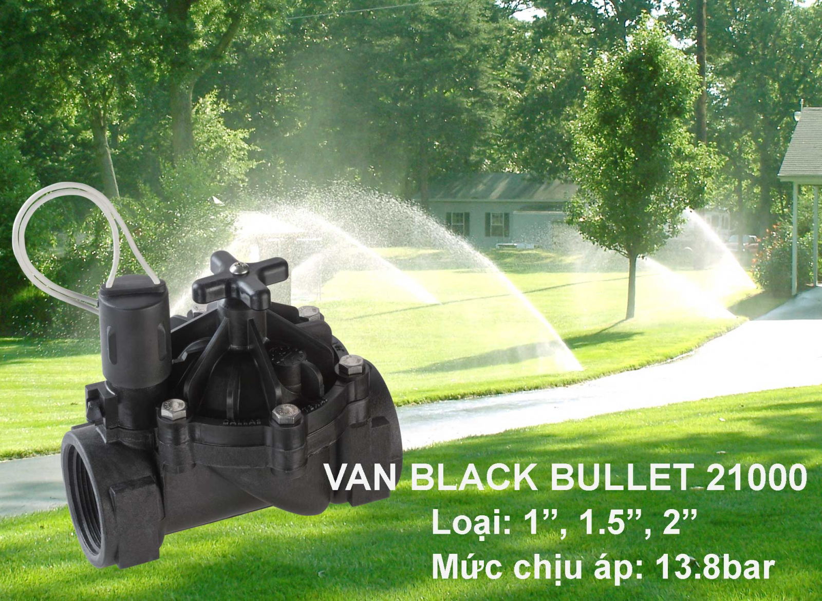 VAN ĐIỆN TỪ MÀU ĐEN CÓ ĐIỀU ÁP