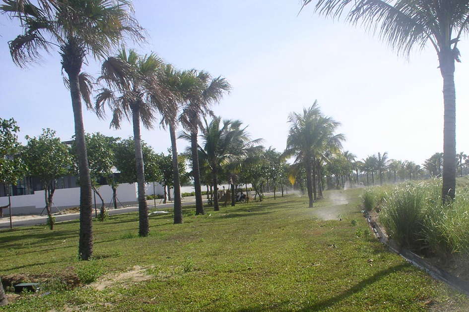Thi công tưới cảnh quan